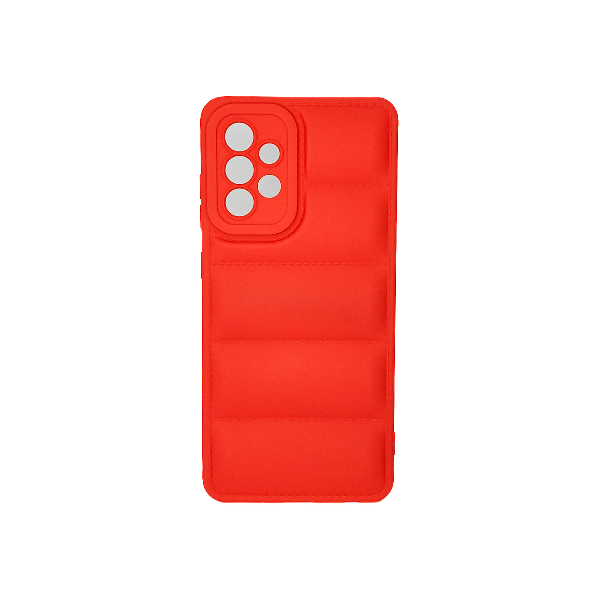 Protectores para celular  para Samsung  A52 / A52s 5G Funda de tpu Puffer Rojo